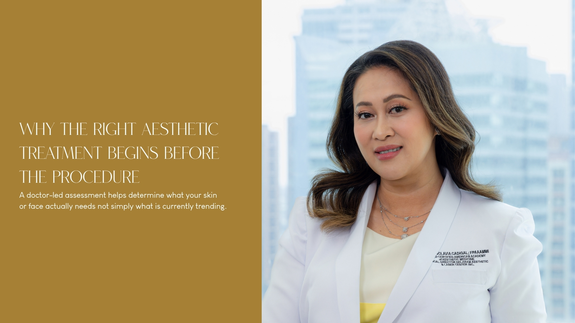 Why the Right Aesthetic Treatment Begins Before the Procedure